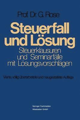 bokomslag Steuerfall und Lsung