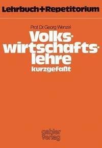 bokomslag Volkswirtschaftslehre - kurzgefaßt