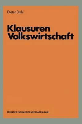 Klausuren Volkswirtschaft 1