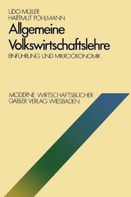 bokomslag Allgemeine Volkswirtschaftslehre