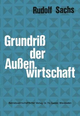 bokomslag Grundriß der Außenwirtschaft