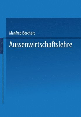 bokomslag Außenwirtschaftslehre