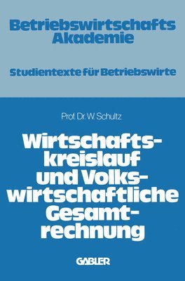 bokomslag Wirtschaftskreislauf und volkswirtschaftliche Gesamtrechnung