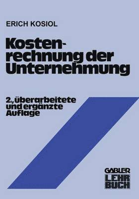 bokomslag Kostenrechnung der Unternehmung