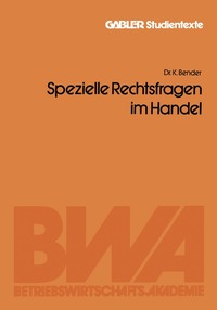 bokomslag Spezielle Rechtsfragen im Handel