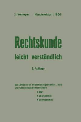 bokomslag Rechtskunde  leicht verstndlich