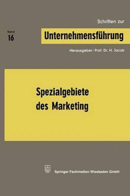 Spezialgebiete des Marketing 1