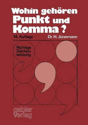 Wohin gehren Punkt und Komma? 1