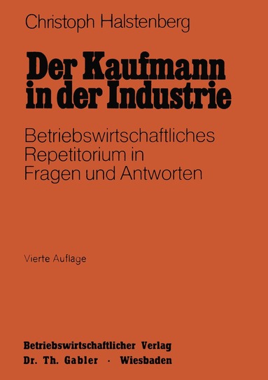 bokomslag Der Kaufmann in der Industrie