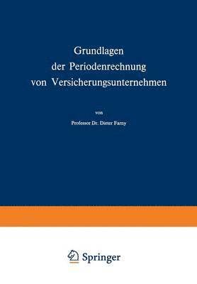 bokomslag Grundlagen der Periodenrechnung von Versicherungsunternehmen