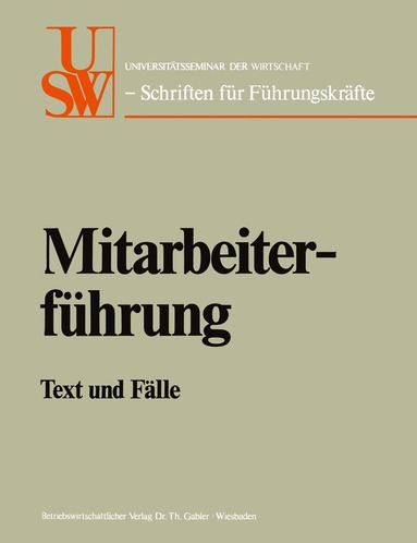 Horst Albach - Mitarbeiterführung, Häftad