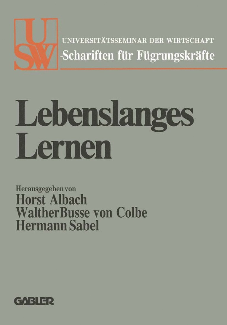 Lebenslanges Lernen 1