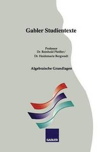 bokomslag Algebraische Grundlagen