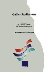 bokomslag Algebraische Grundlagen