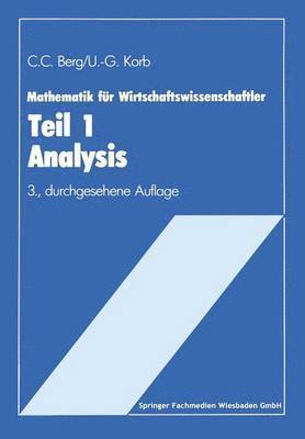 bokomslag Mathematik fr Wirtschaftswissenschaftler