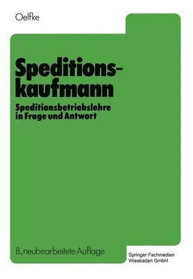 bokomslag Speditionskaufmann