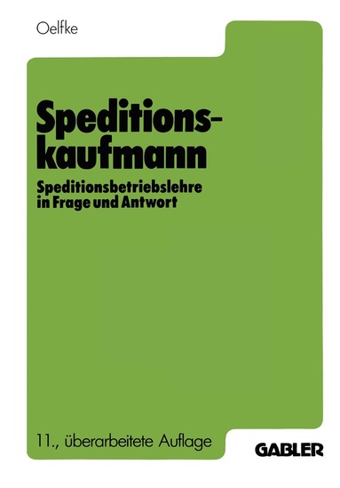 bokomslag Speditionskaufmann