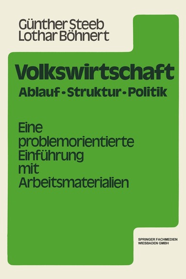 bokomslag Volkswirtschaft