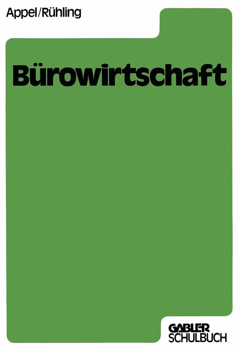 Jo Appel - Bürowirtschaft, Häftad