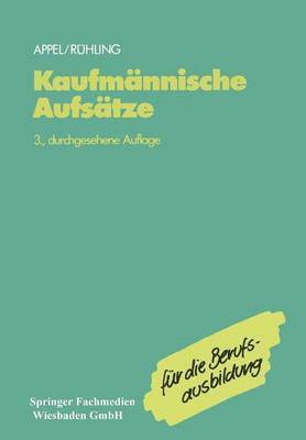 Jo Appel - Kaufmännische Aufsätze, Häftad