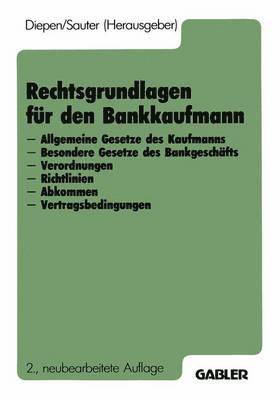 Rechtsgrundlagen fr den Bankkaufmann 1