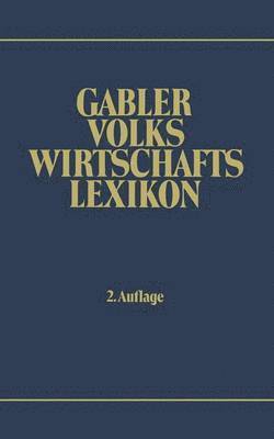 Gabler Volkswirtschafts Lexikon 1