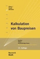 Christian Berthold, Gerhard Drees, Siri Krauß - Kalkulation von Baupreisen, Inbunden