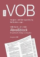 bokomslag VOB Teil B - DIN 1961 - Abreißblock