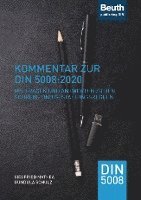 bokomslag Kommentar zur DIN 5008:2020
