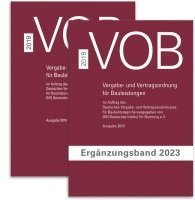 DIN e. V., Dva - Paket VOB Gesamtausgabe 2019 + VOB Ergänzungsband 2023, Inbunden