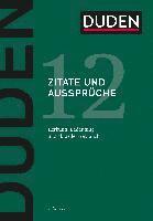 bokomslag Duden - Zitate und Aussprüche