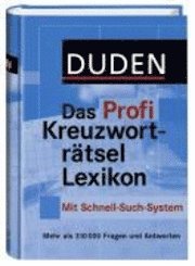 bokomslag Duden - Das Profi Kreuzworträtsellexikon mit Schnell-Such-System