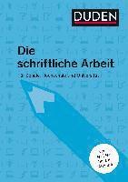 bokomslag Duden Ratgeber - Die schriftliche Arbeit