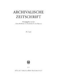 bokomslag Archivalische Zeitschrift 92 (2011)