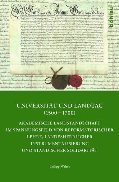 Philipp Walter - Universität und Landtag (1500–1700), Inbunden