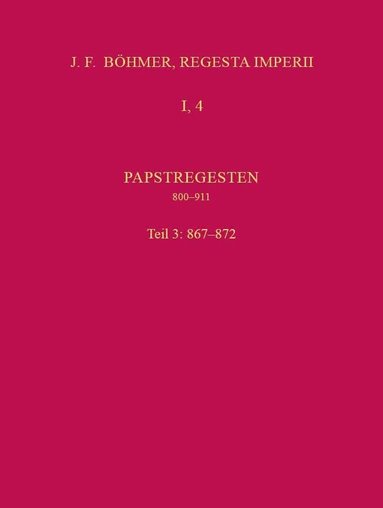 Klaus Herbers - Die Regesten des Kaiserreichs unter den Karolingern 751-918 (926/962), Inbunden