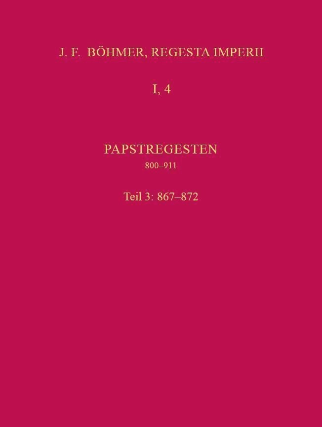 Die Regesten des Kaiserreichs unter den Karolingern 751-918 (926/962)