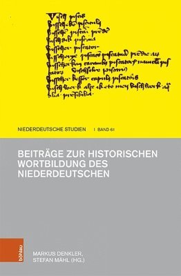 bokomslag Beitrge zur historischen Wortbildung des Niederdeutschen