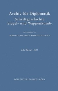bokomslag Archiv für Diplomatik, Schriftgeschichte, Siegel- und Wappenkunde