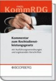 bokomslag KommRDG - Kommentar zum Rechtsdienstleistungsgesetz