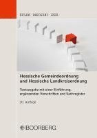 bokomslag Hessische Gemeindeordnung und Hessische Landkreisordnung