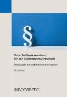 bokomslag Vorschriftensammlung für die Sicherheitswirtschaft