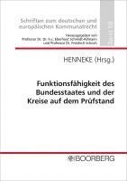 bokomslag Funktionsfähigkeit des Bundesstaates und der Kreise auf dem Prüfstand