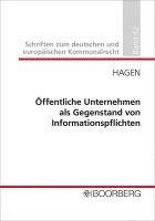 bokomslag Öffentliche Unternehmen als Gegenstand von Informationspflichten