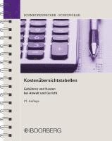 bokomslag Kostenübersichtstabellen