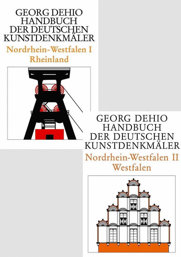 Dehio Vereinigung e.V., Dehio Vereinigung E. V. - [Set Dehio - Handbuch Der Deutschen Kunstdenkmäler / Nordrhein-Westfalen I+II], Inbunden
