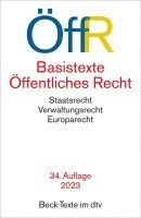 bokomslag Basistexte Öffentliches Recht