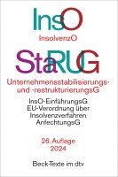 bokomslag Insolvenzordnung / Unternehmensstabilisierungs- und -restrukturierungsgesetz