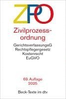 bokomslag Zivilprozessordnung. ZPO