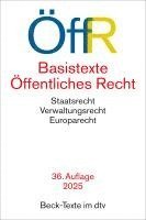 bokomslag Basistexte Öffentliches Recht. ÖffR